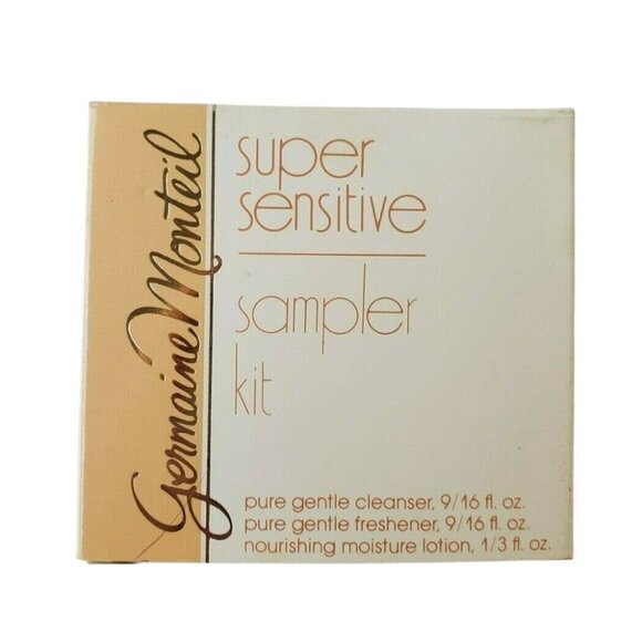 3 80s Germaine Monteil Super Sensitive Sampler Kit NOS Cleanser Freshener Lotion - Picture 6 of 7